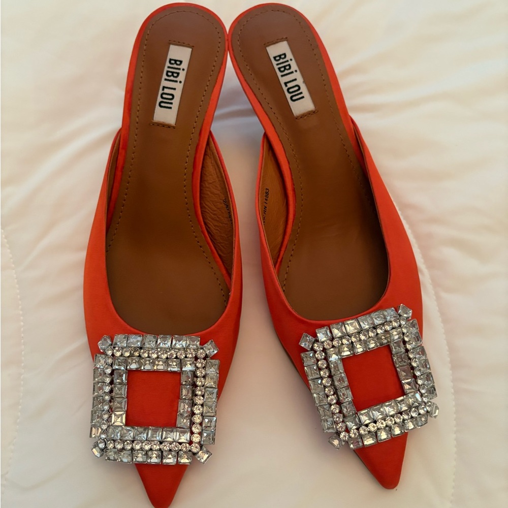 Anthropologie Bibi Lou Kitten Heels New